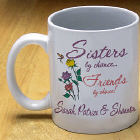 Sisters by Chance Ceramic Coffee Mug